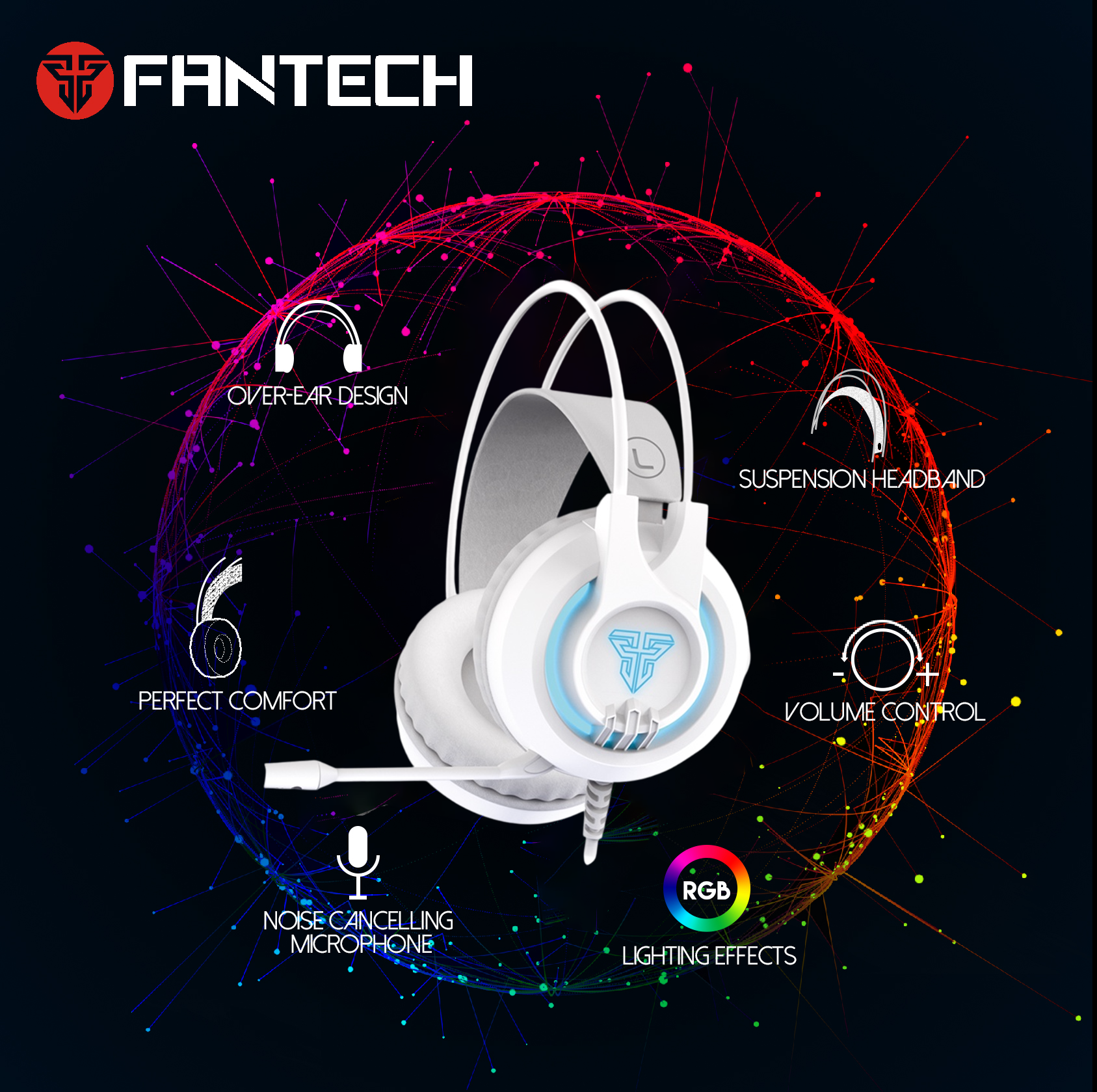 Fantech Chief II HG20 RGB Gaming Headset