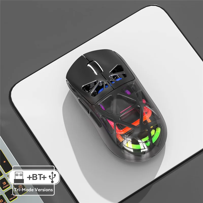 Forev FV-M7 tri-mode Wireless Gaming Mouse - Black