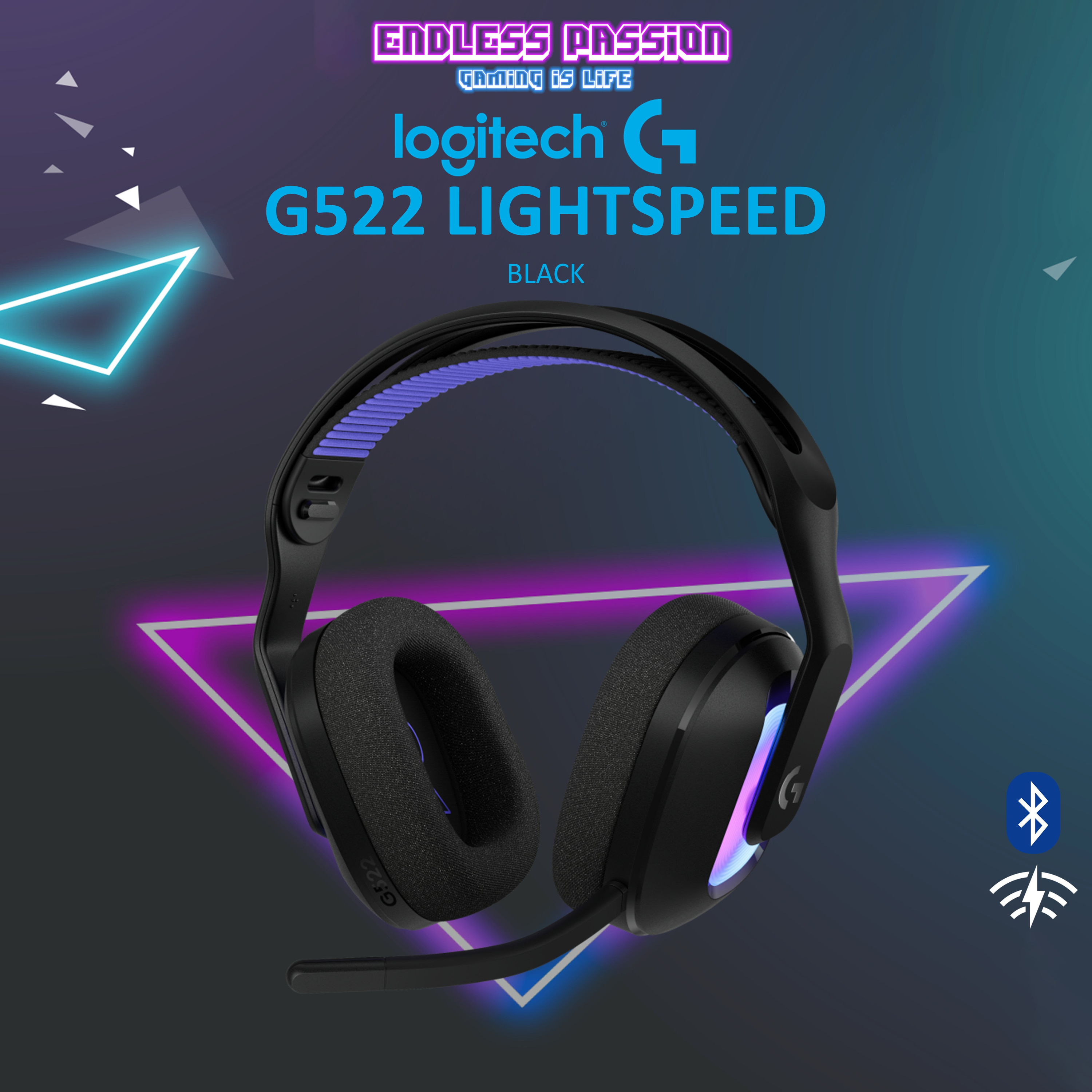 Logitech G522 LIGHTSPEED Wireless Gaming Headset