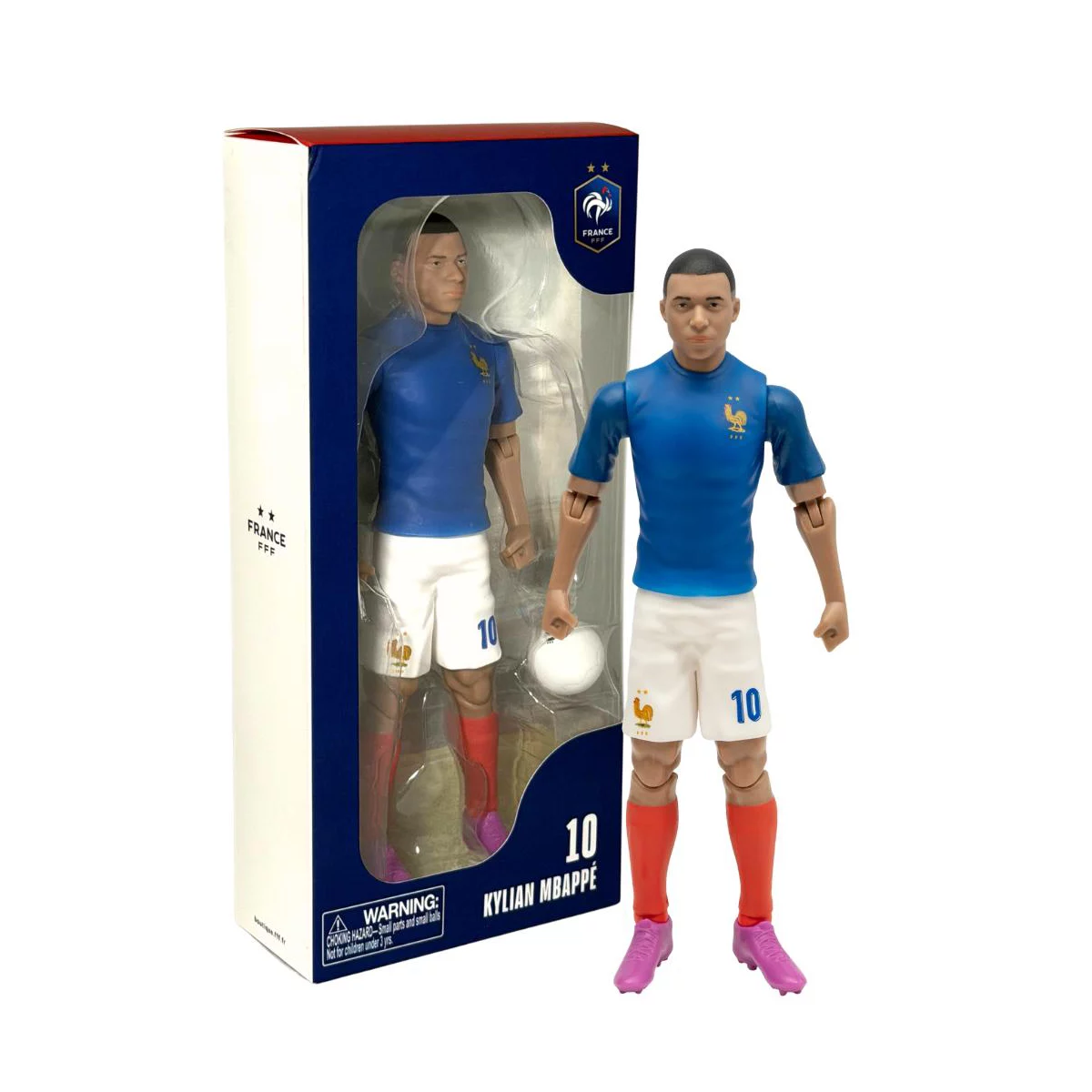 Banbo Toys SOCKERS France Kylian Mbappe No.10 Action Figure