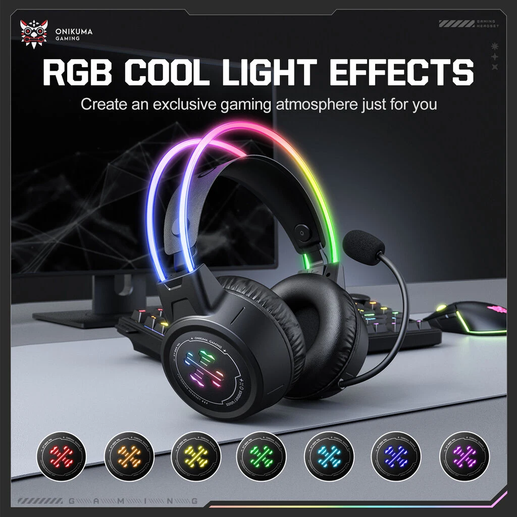 ONIKUMA GT889 RGB Lighting