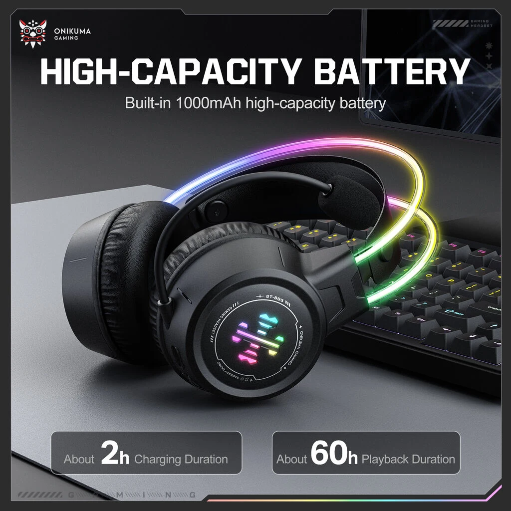 ONIKUMA GT889 Battery Life