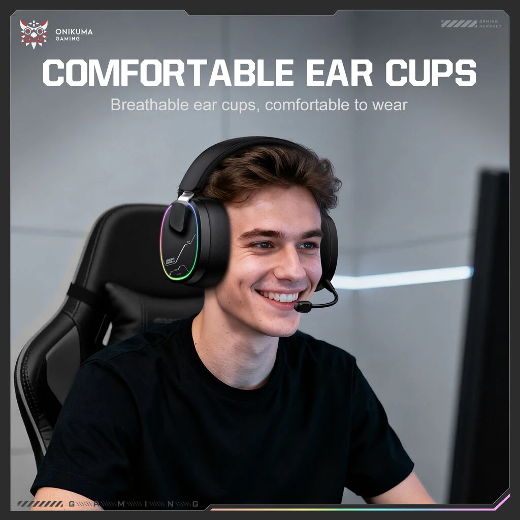 ONIKUMA GT836 Comfortable Ear Cups