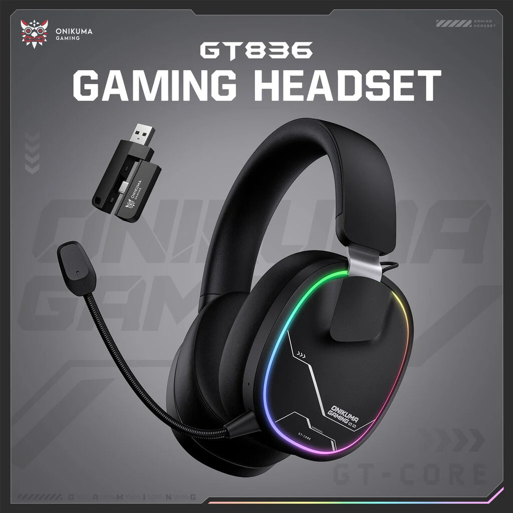 ONIKUMA GT836 4-Mode Gaming Headset Black