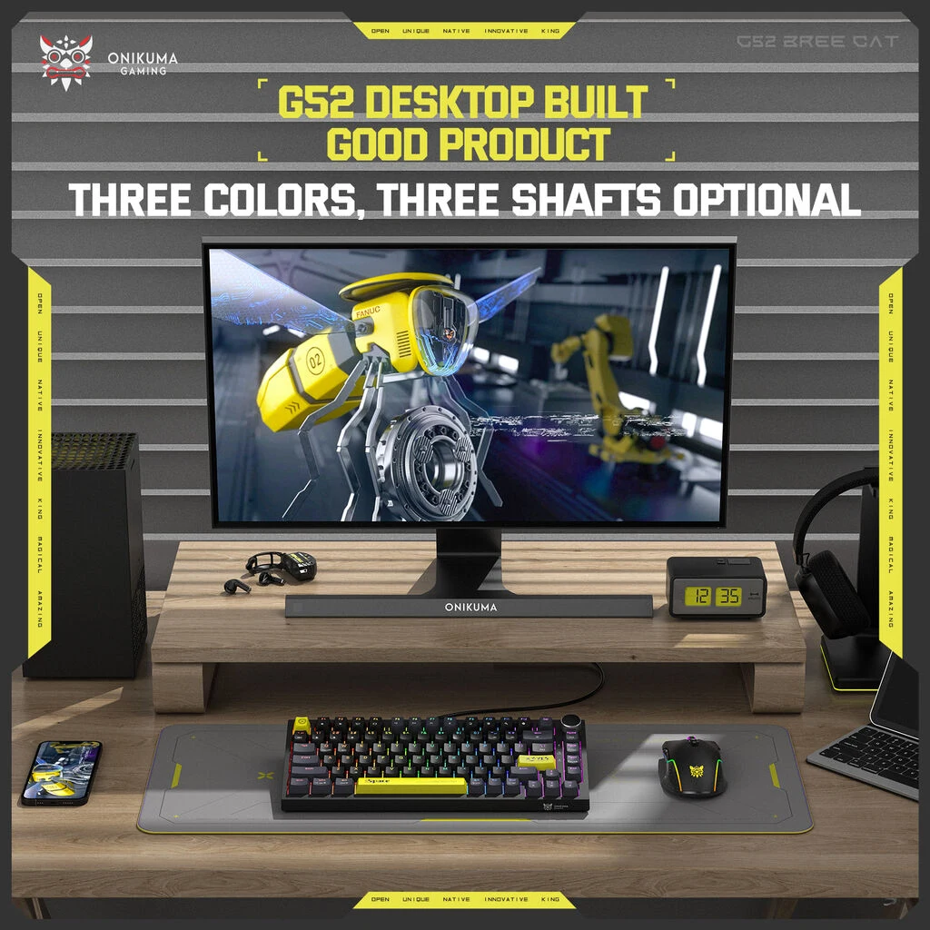 ONIKUMA G52 Black Mechanical Gaming Keyboard