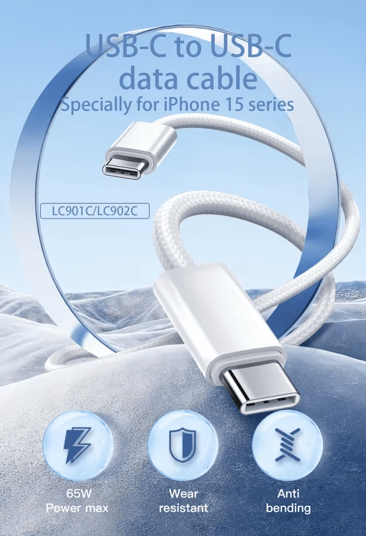 LDNIO iP-902C Fast Charging Cable 2M - White