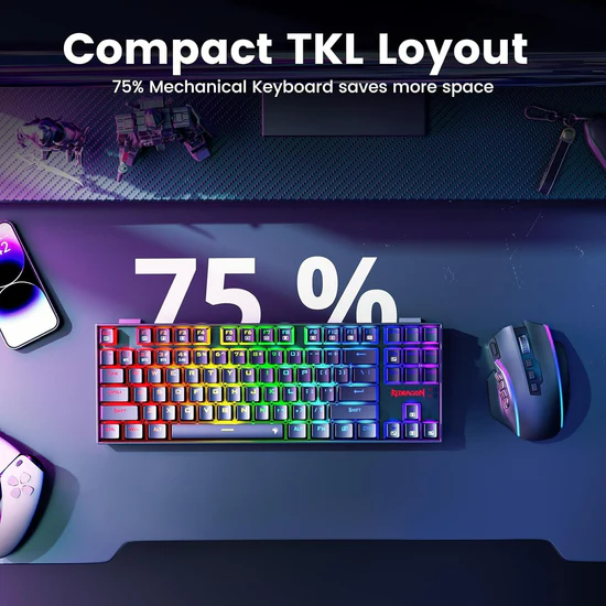 87-key TKL layout