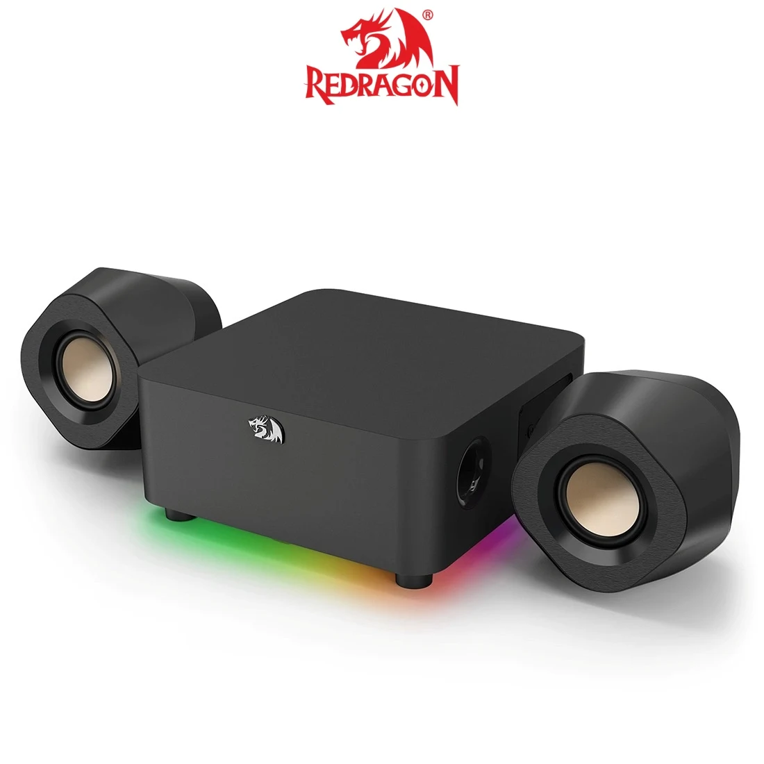 Redragon GS590 Pro KAIDAS RGB Wired & Bluetooth Gaming Speaker with Remote