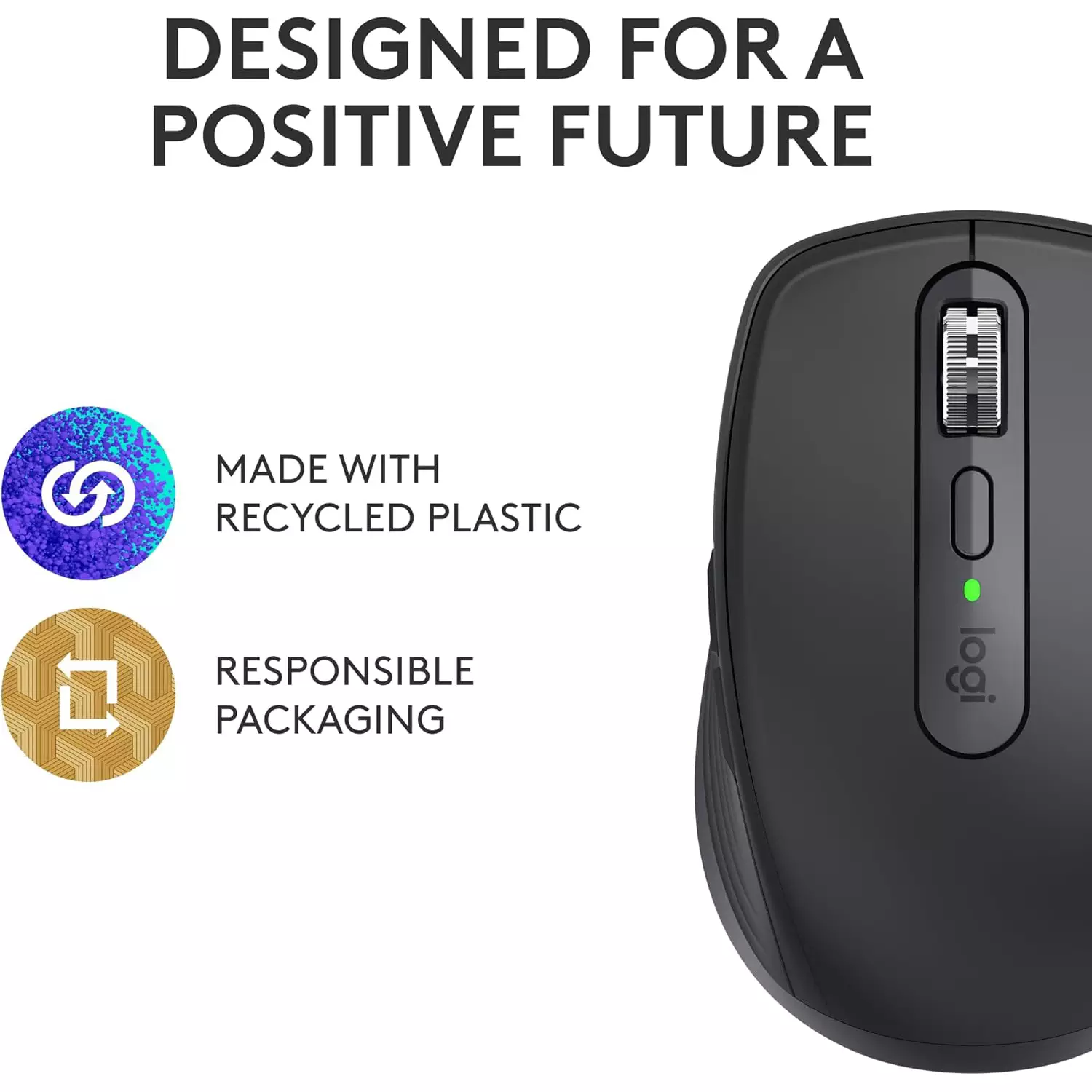 Logitech MX Anywhere 3S Compact Wireless Mouse Graphite