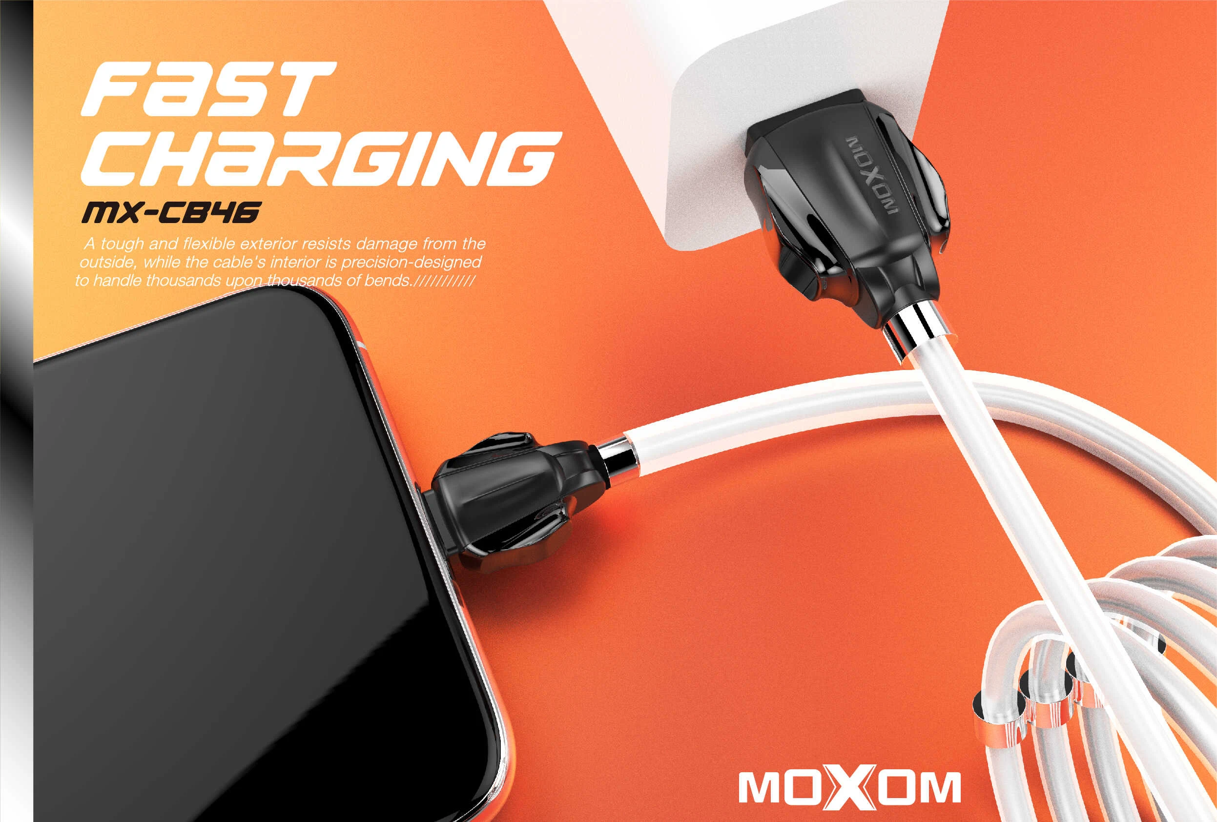 Moxom MX-CB46 Magnetic Charging Cable lightning