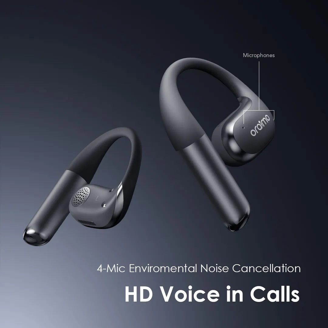 Oraimo OPN-675 OpenArc Open-Ear Wireless Earbuds - Black
