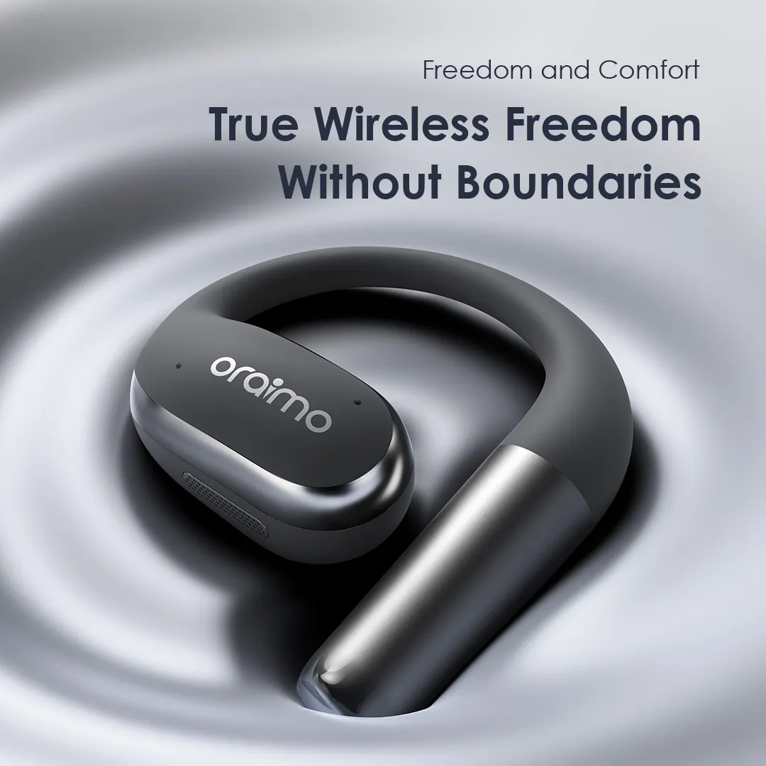 Oraimo OPN-675 OpenArc Open-Ear Wireless Earbuds - Black