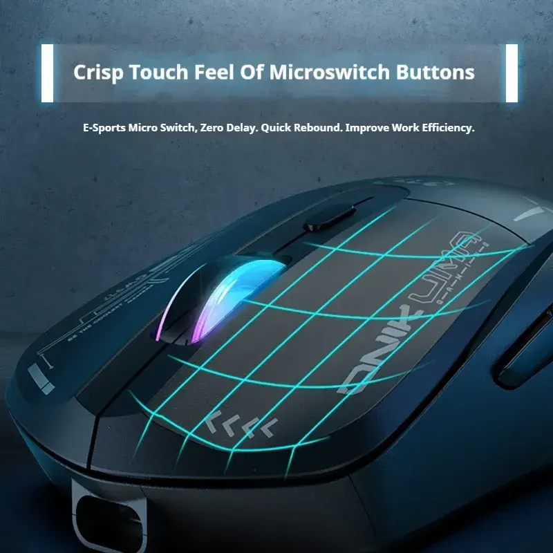 Onikuma CW917 Dual Mode RGB Gaming Mouse – Black