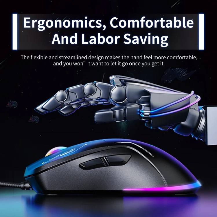 Onikuma CW917 RGB Wired Gaming Mouse