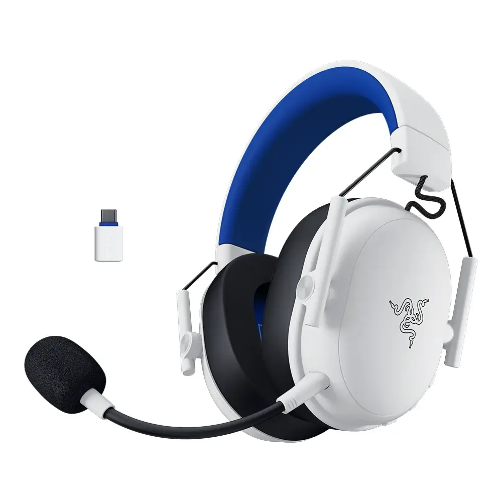 Razer BlackShark V3 X Hyperspeed Headset for PlayStation & PC - White