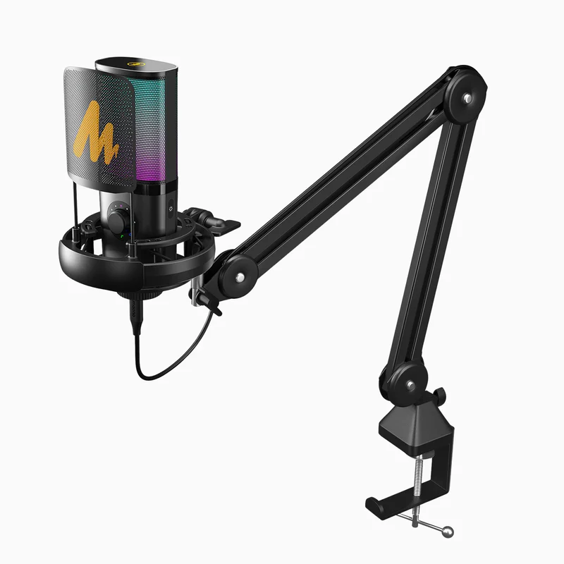 مايك كوندنسر ماونو PM450 مع ذراع BA37 Boom Arm أسود
