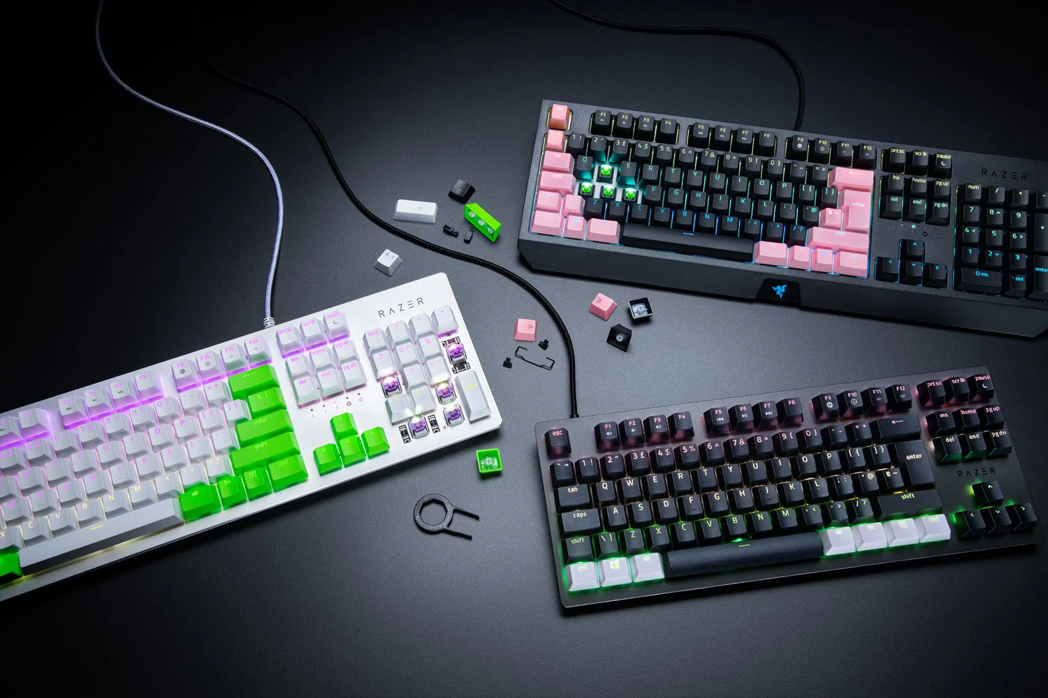 Razer PBT Keycap Upgrade Set Classic Black