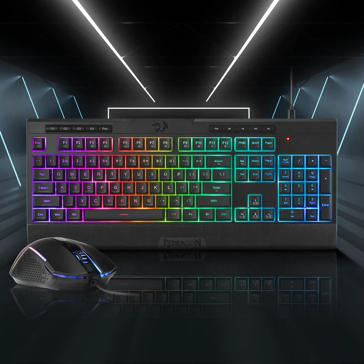Redragon S151 Membrane Wired RGB Gaming Keyboard & Mouse Combo