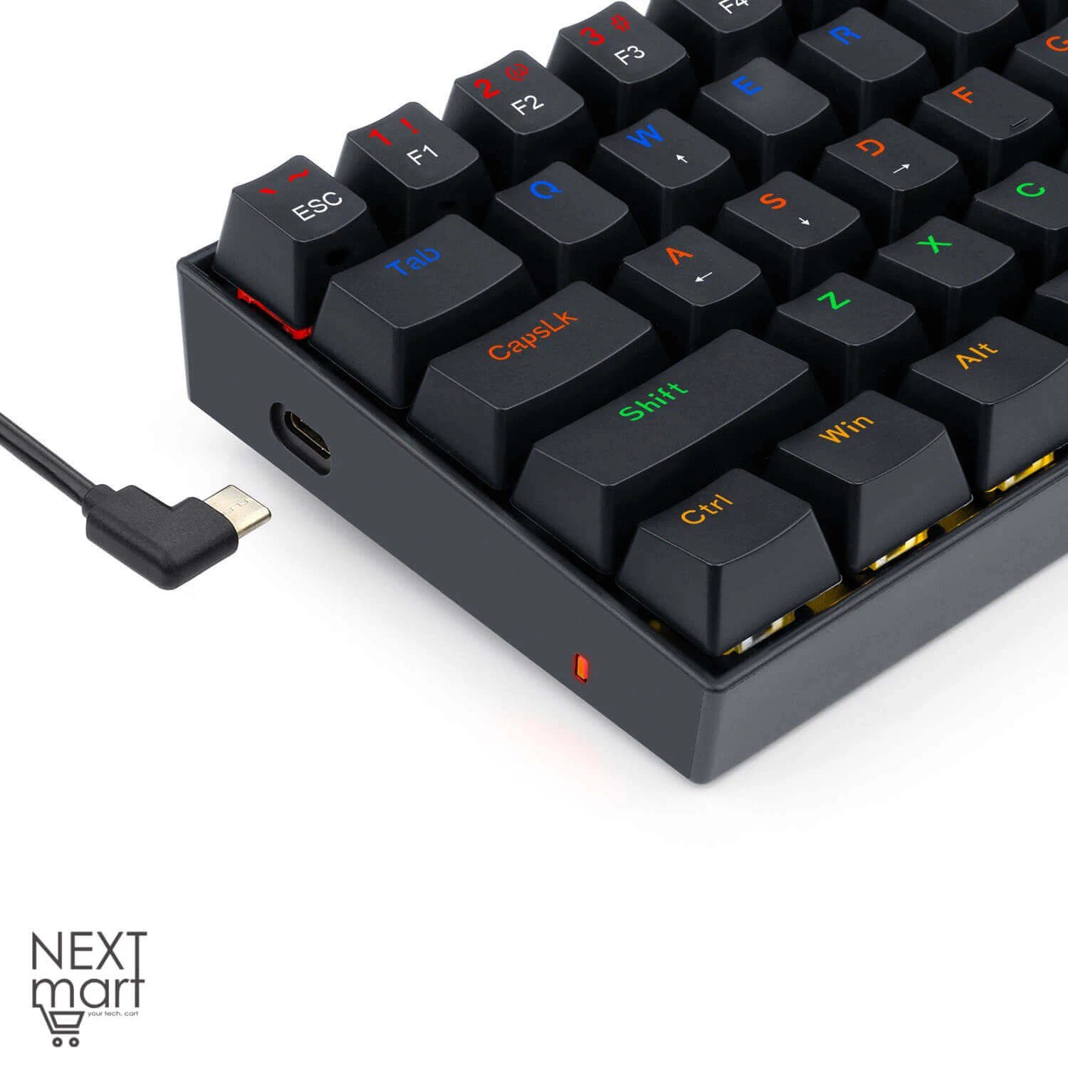 Redragon K606 Rainbow Mechanical Gaming Keyboard blue switch