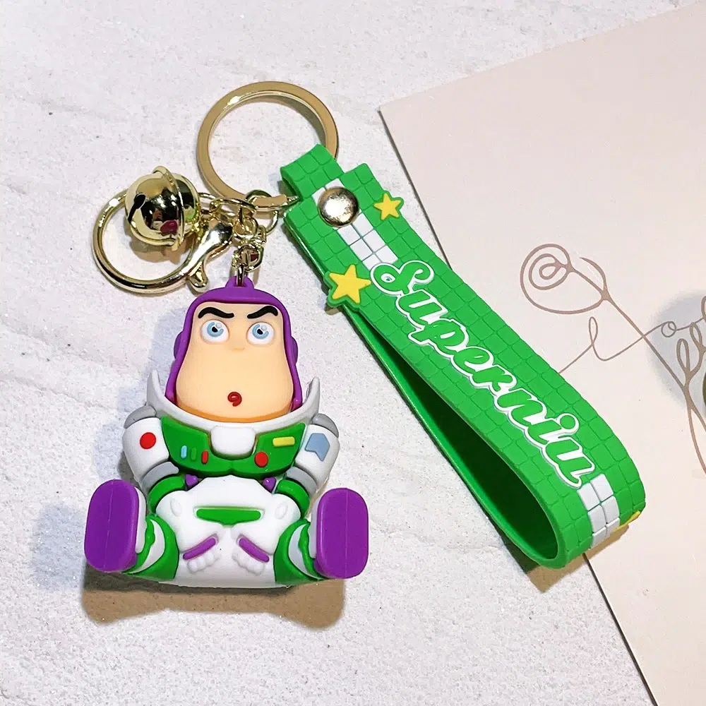 Toy Story Buzz Lightyear Green Strap Keychain