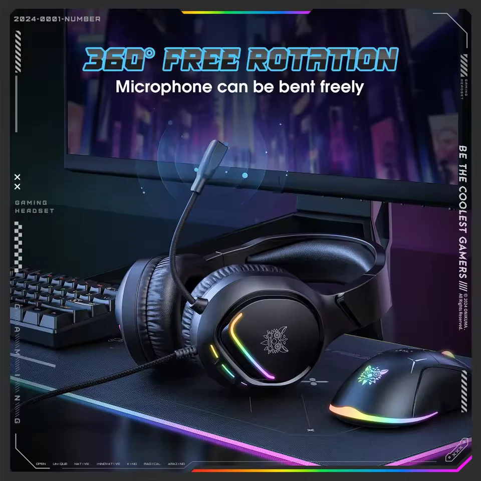 ONIKUMA X31 Gaming Headset - Black