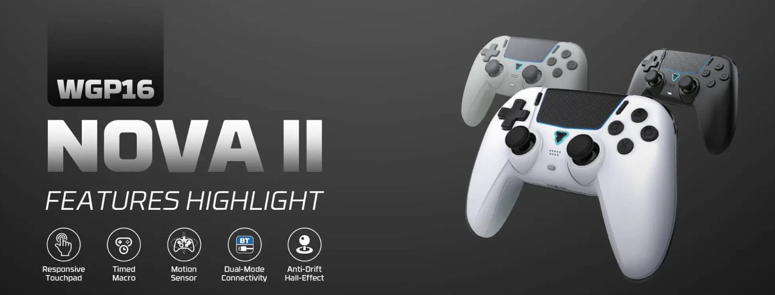 Fantech Nova II WGP16 Gray Wireless Controller