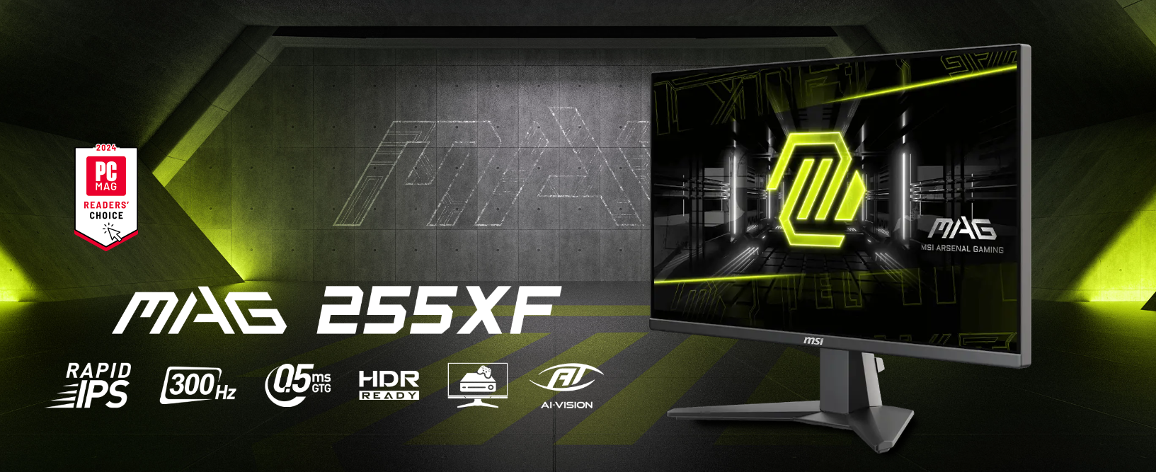 MSI MAG 255XF gaming monitor