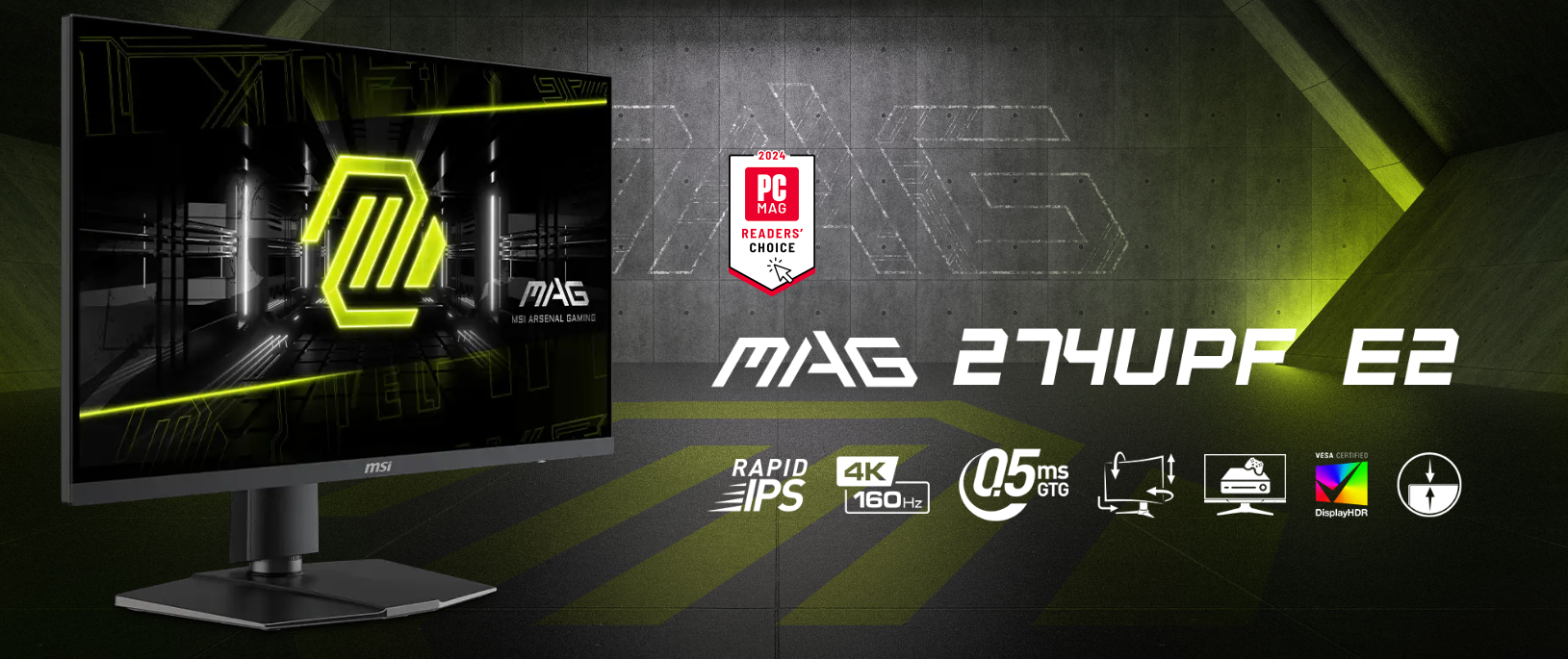 MSI MAG 274UPF E2 Gaming Monitor