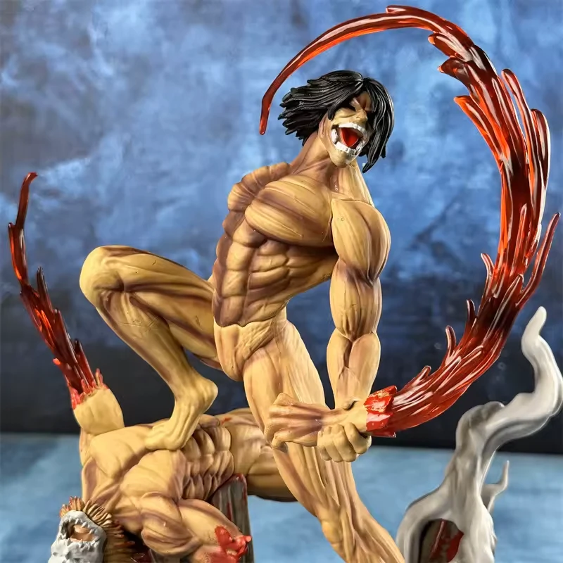 Attack Titan vs Jaw Titan diorama base
