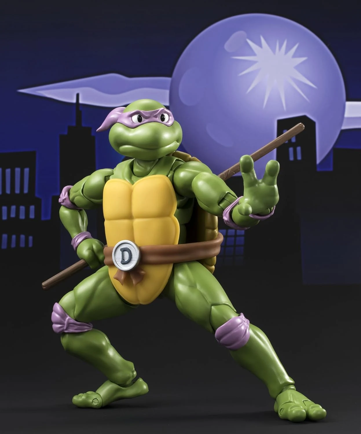 Teenage Mutant Ninja Turtles Donatello action figure in battle pose
