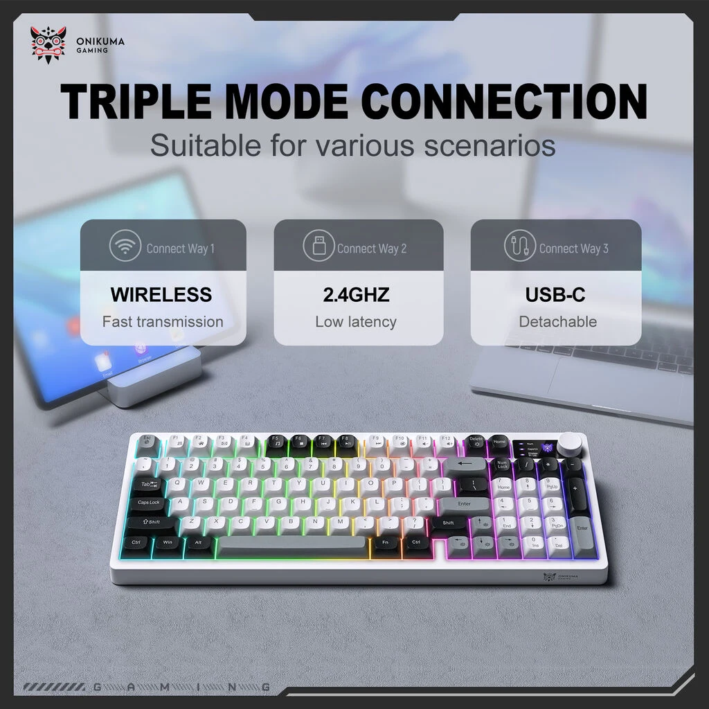 ONIKUMA MT902 Triple Mode Connection