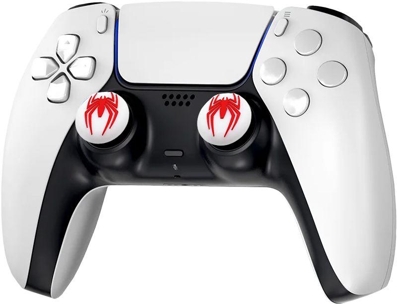 Deadskull Red Spider Thumb Grips White - 4-PCS
