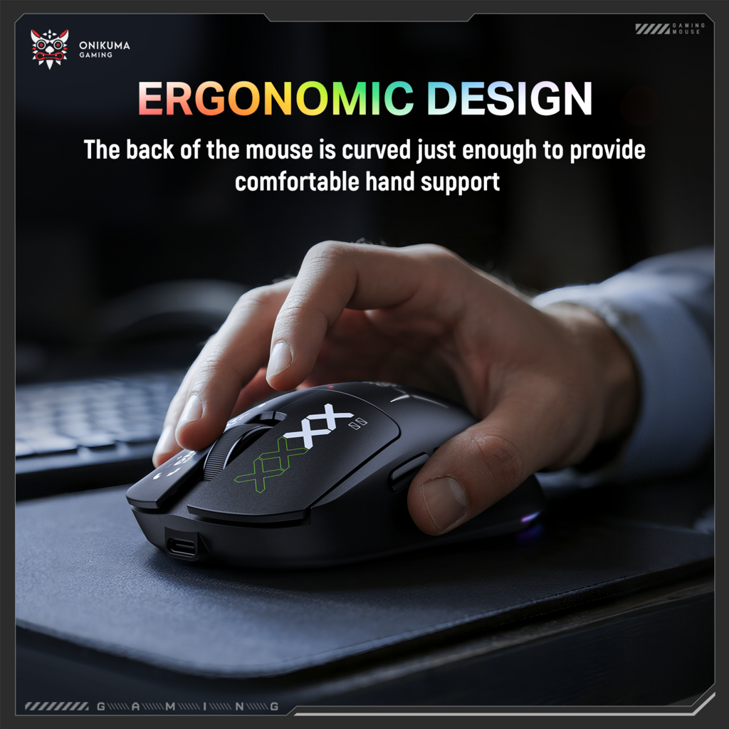 ONIKUMA DM03 ergonomic right hand gaming mouse