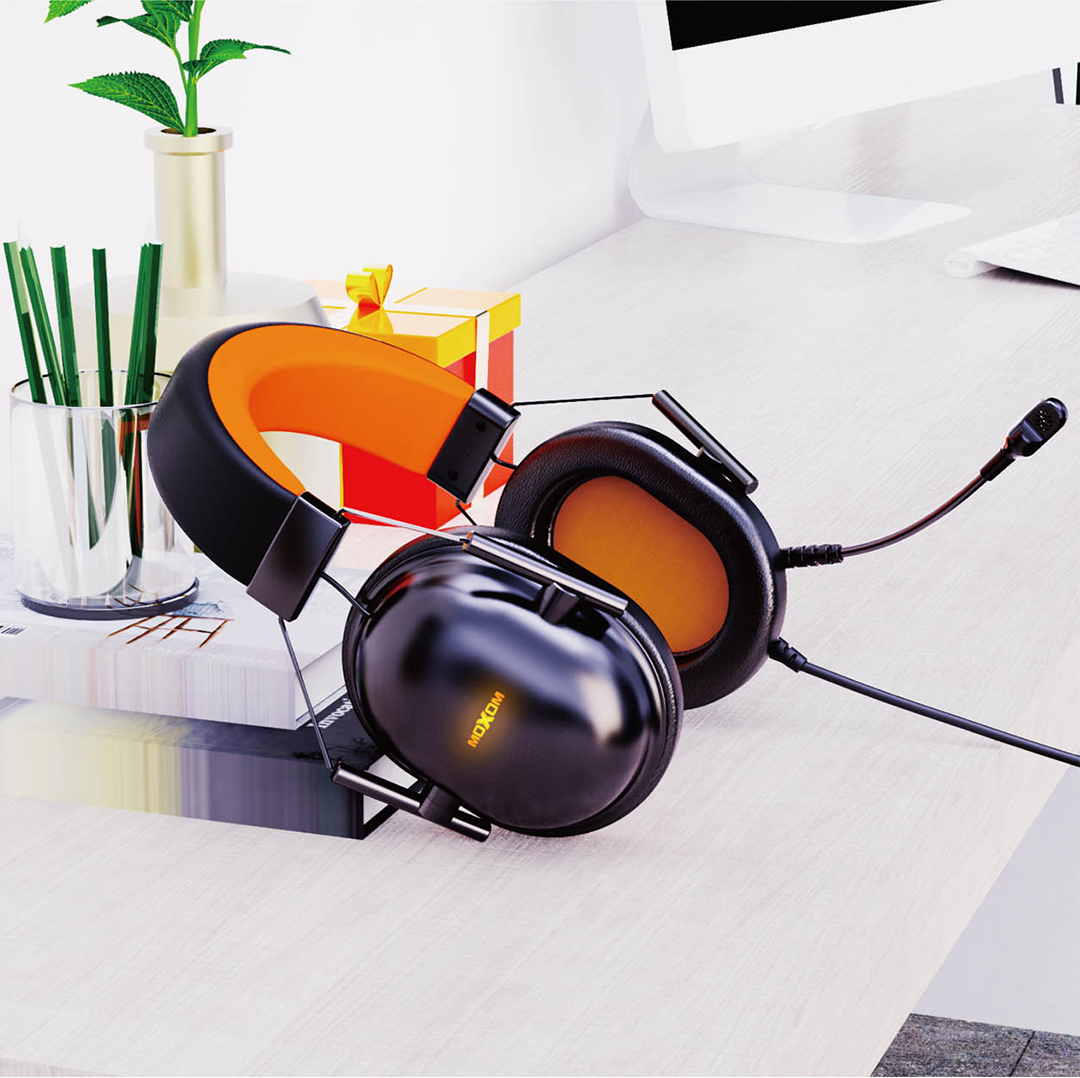 Moxom MX-EP48 GM Gaming Headset with Professional Microphone