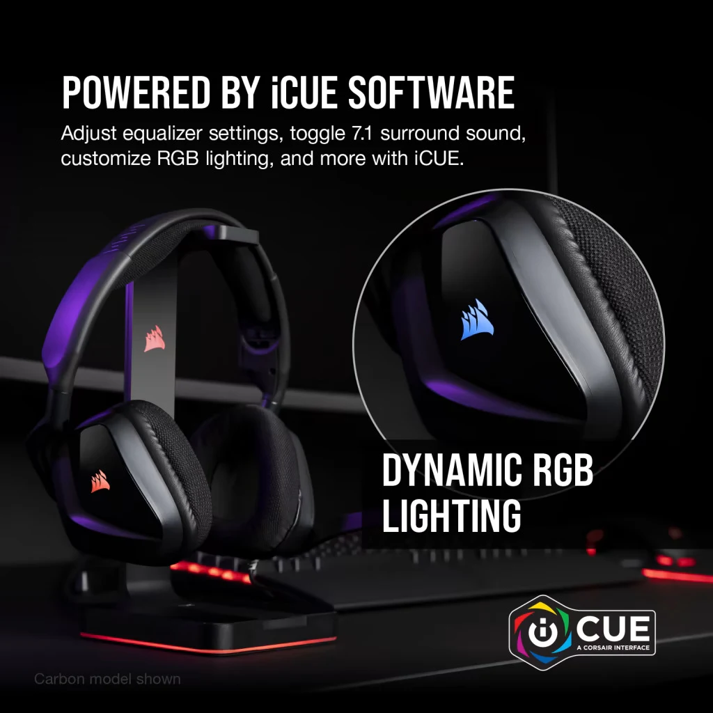 CORSAIR VOID RGB ELITE Wireless Gaming Headset - Black