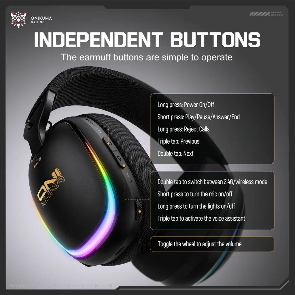 ONIKUMA GT805 Compatibility and Microphone
