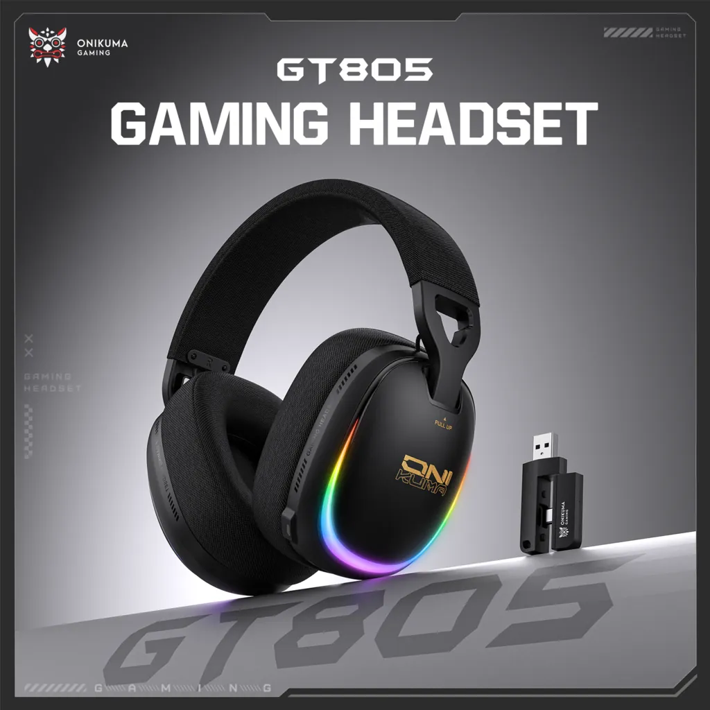ONIKUMA GT805 4-Mode Gaming Headset Black