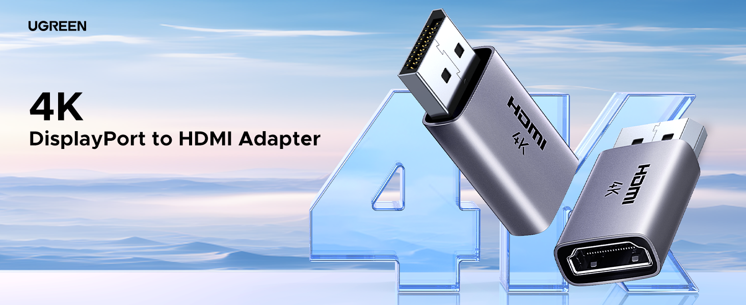 UGREEN 55935 DP to HDMI 4K Adapter 2 Pack