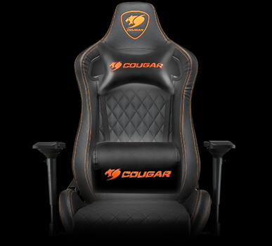 COUGAR ARMOR S - Black- Gaming Chair