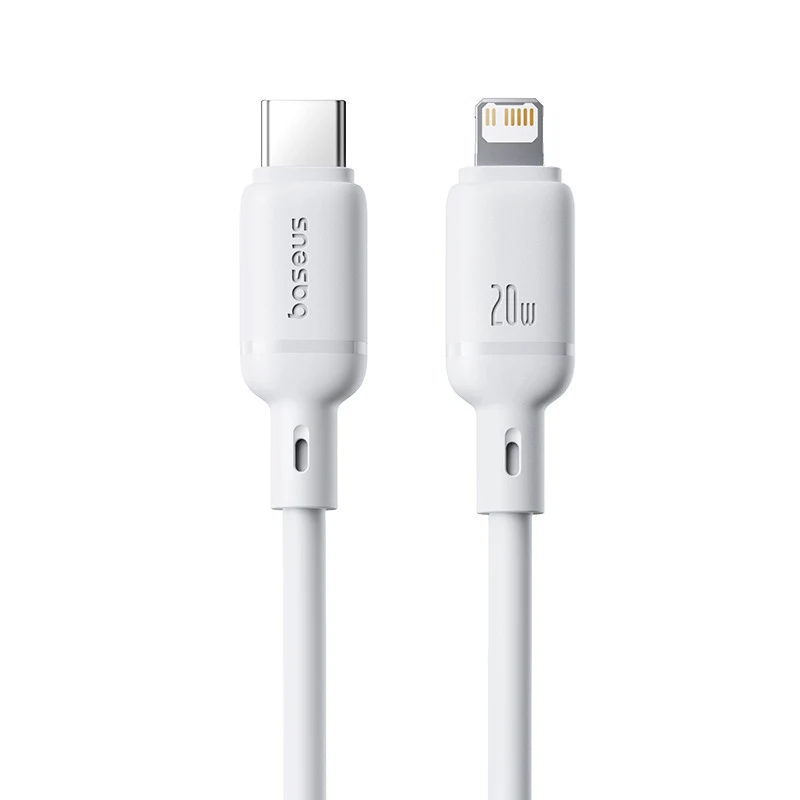 Baseus Silky Series USB-C to Lightning Cable 20W - 2M - White