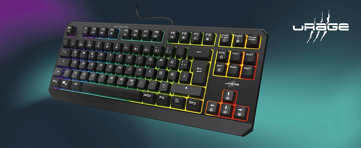 uRage Exodus 220 TKL Gaming Keyboard Black