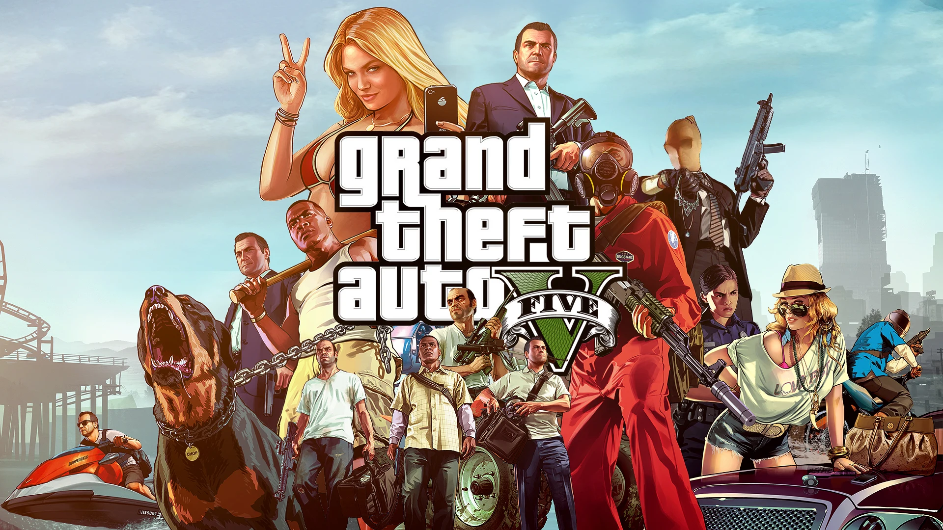 GTA 5 : Grand Theft Auto V Premium Edition - PS4