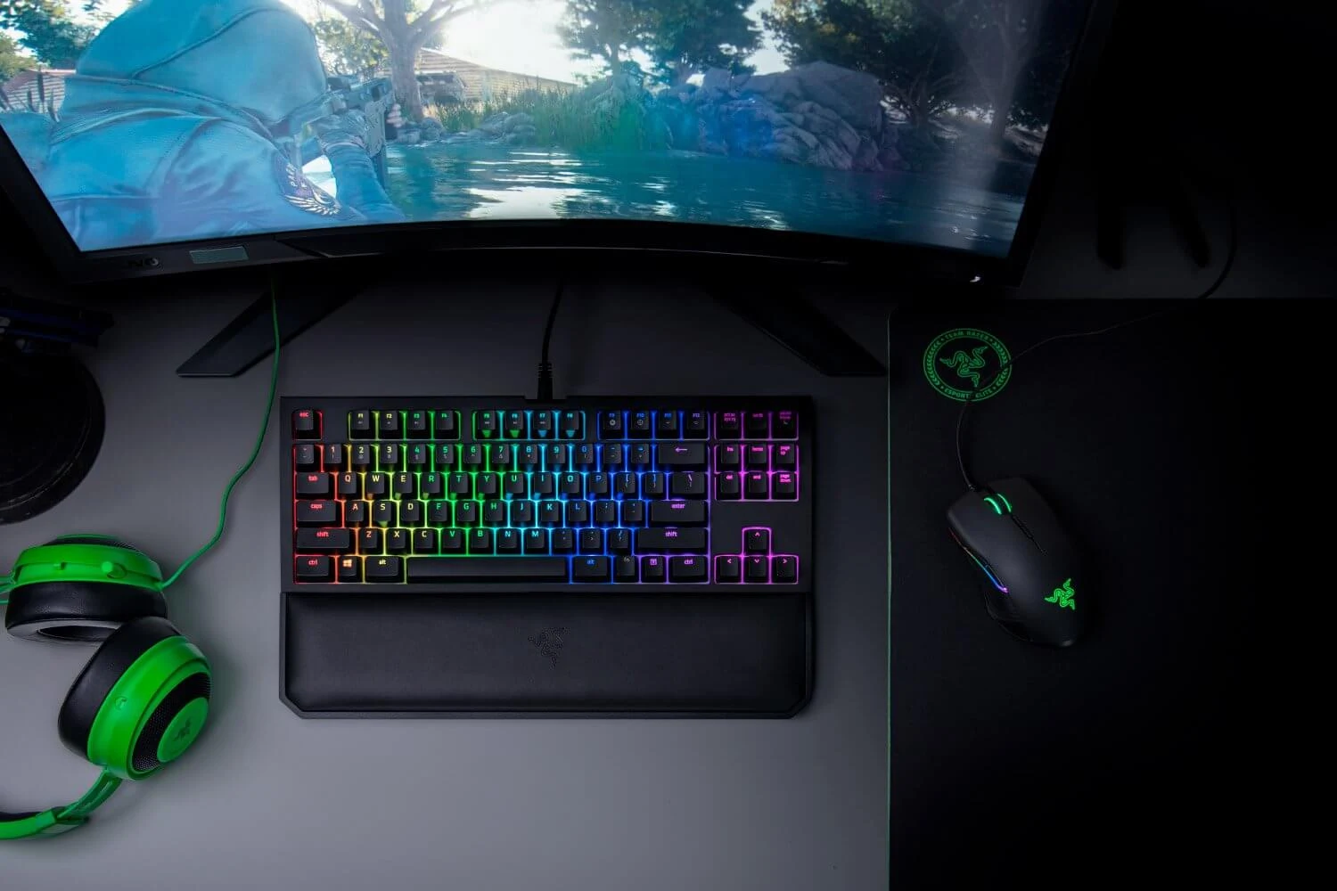 Razer BlackWidow Tournament Edition Chroma V2 - Orange Switch