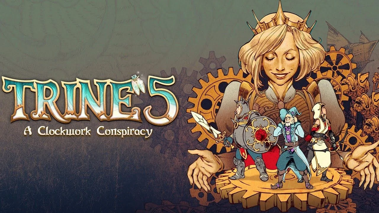 Trine 5 A Clockwork Conspiracy PS5 cover