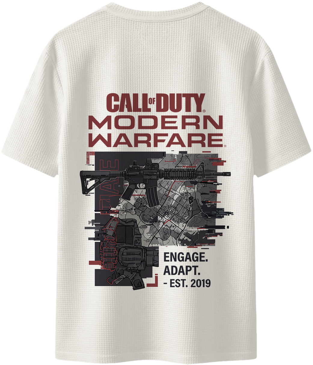 Final Breach Call of Duty Oversized T-Shirt back view