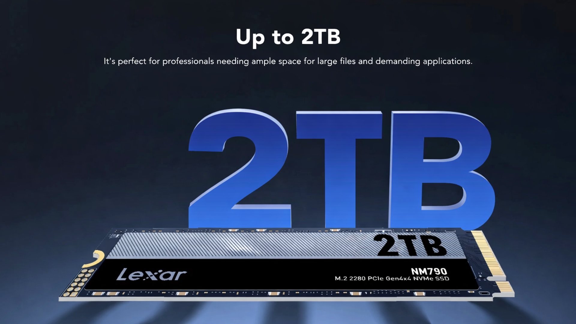 Lexar NM790 2TB storage expansion