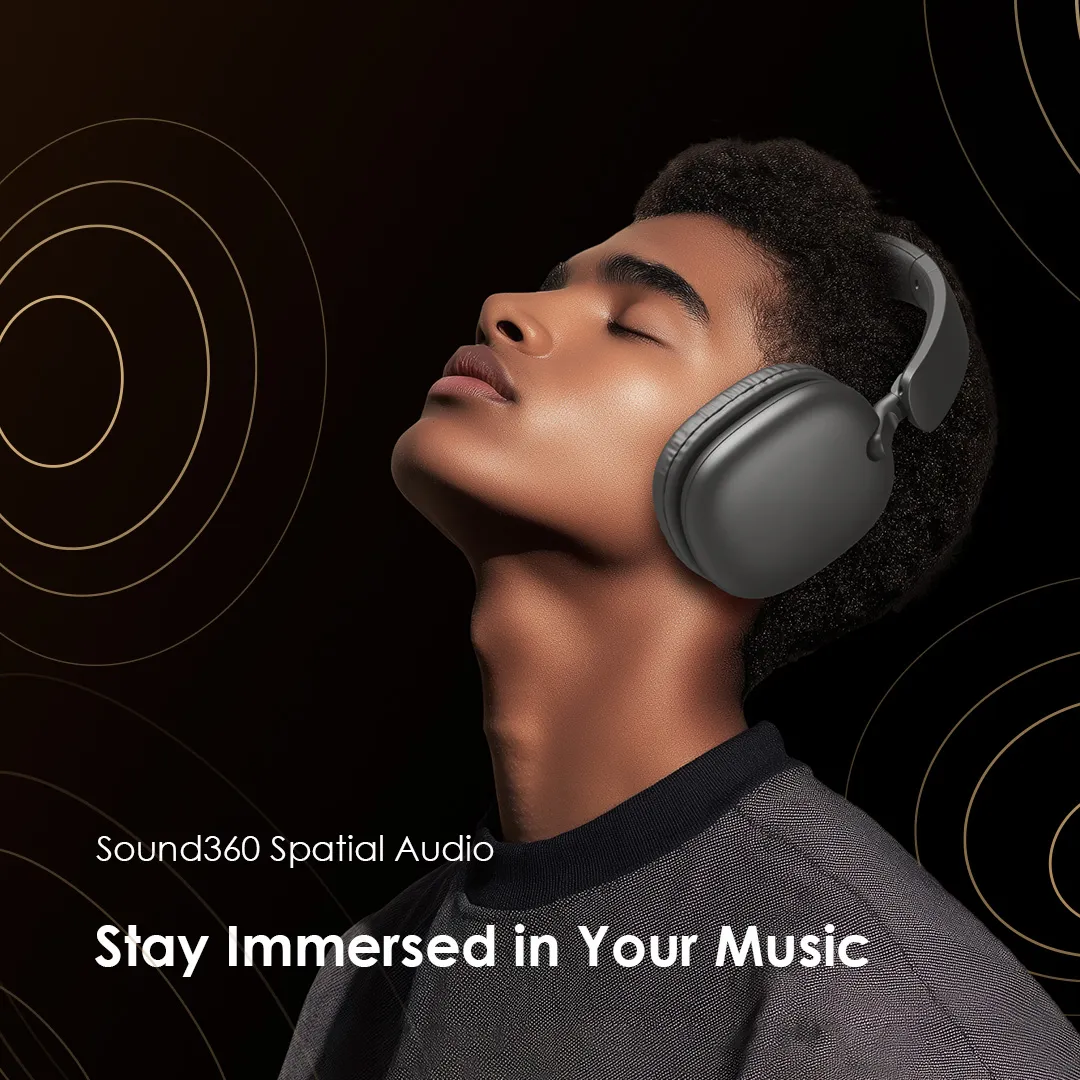 Oraimo BoomPop Lite OHP-317 Wireless Headphones - Black