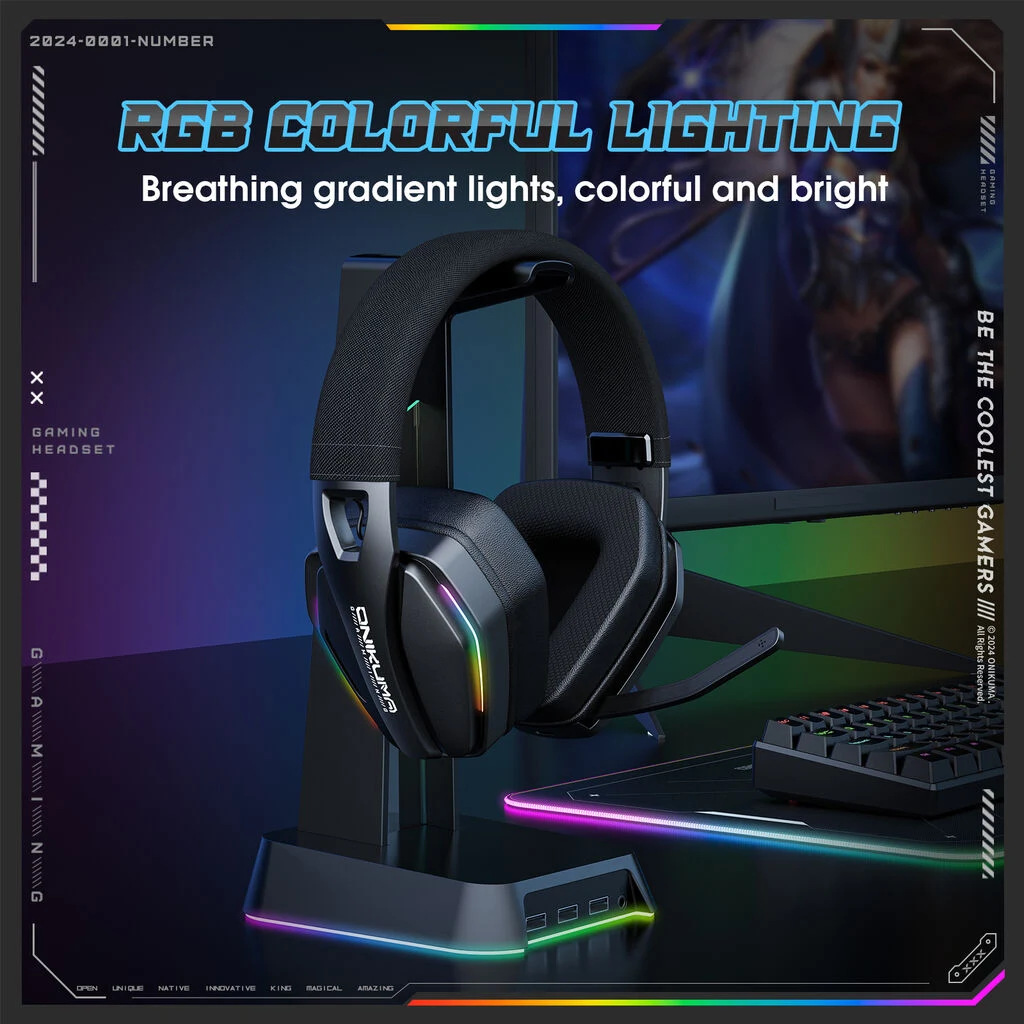 ONIKUMA GT826 RGB Lighting