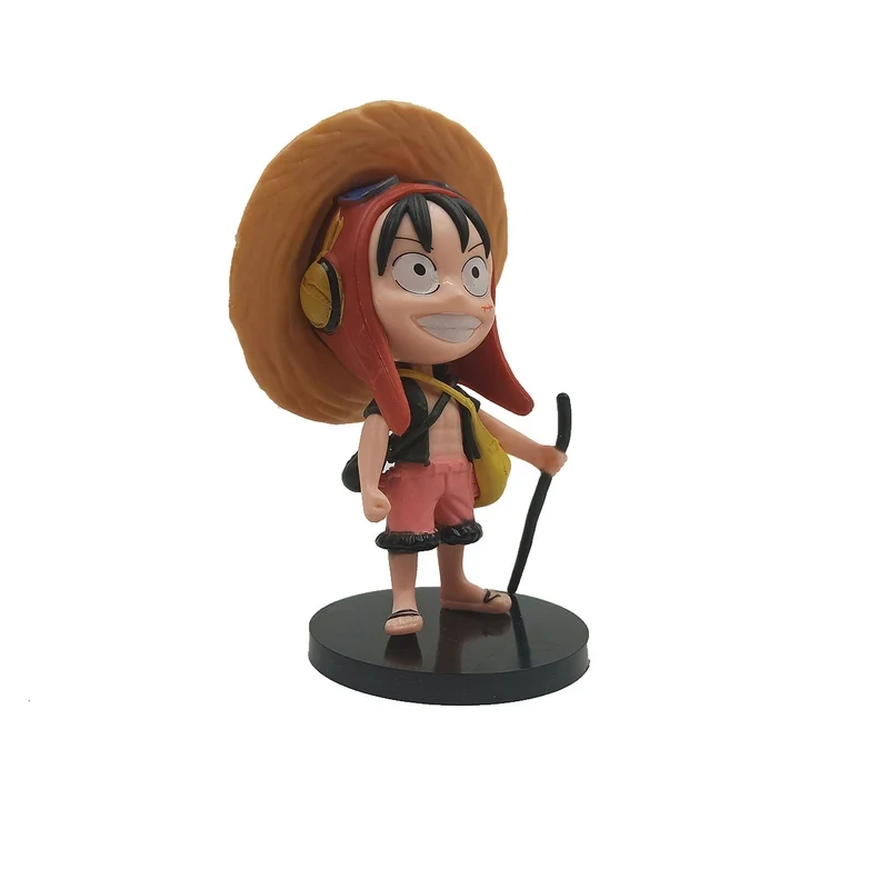 Luffy mini figure on shelf