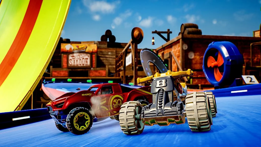 HOT WHEELS UNLEASHED 2 arcade racing gameplay